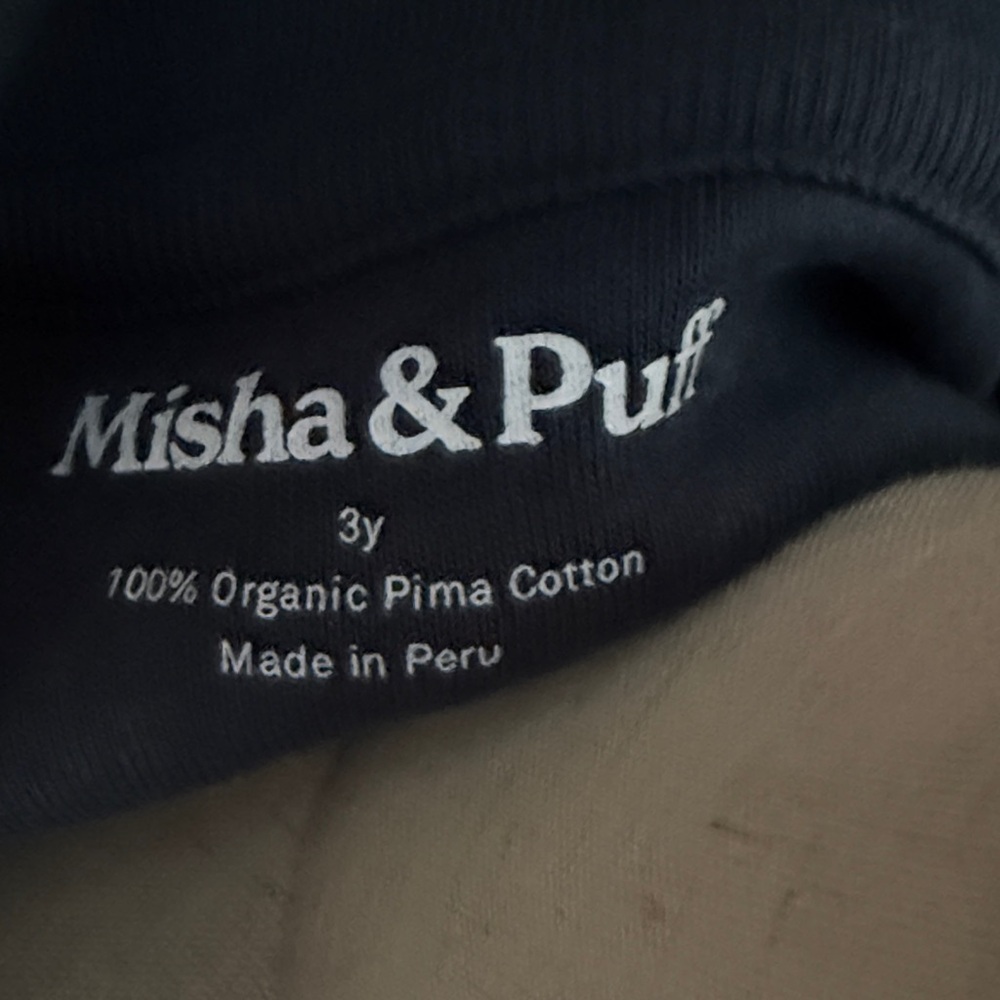 MISHA & PUFF Navy Boxy Sailor Top Size 3T NWT - Picture 2 of 7